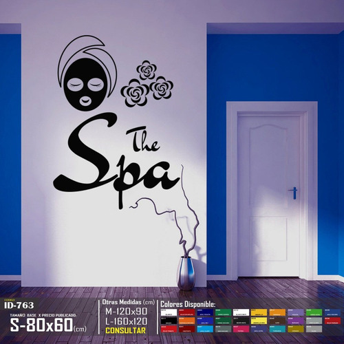 Vinilos Decorativos Salon De Spa Stickers Para Negocio