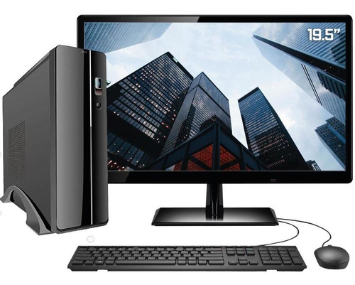 Imagem 2 de 6 de Pc Intel Dual Core J1800 Windows 10 Pro Monitor 4gb Ssd120gb