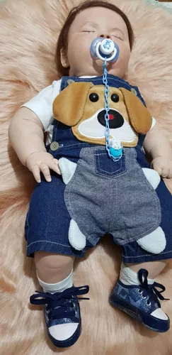 Bebê Reborn Menino Gordinho Muito Fofo a Pronta Entrega