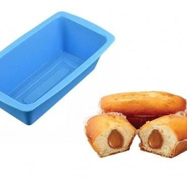 2 Moldes Silicona Mini Budin Jabon Pan Desayunos Rectangular