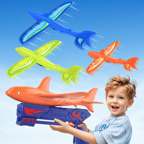 Paquete De 3 Juguetes Avión Espuma Océano De Ensueño Color Forma