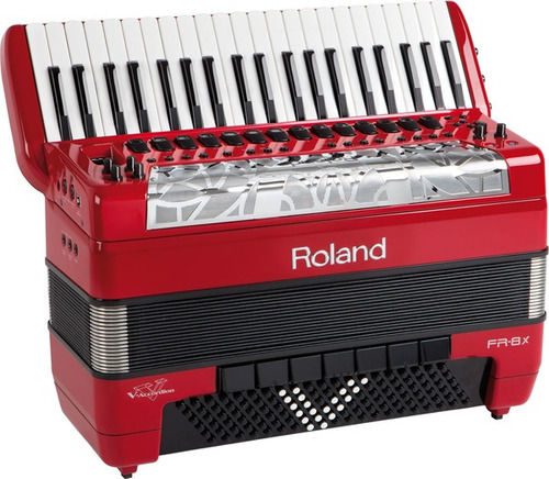 Acordeon/sanfona Roland Fr 8 X Rd Com Bag Original Fr-8x