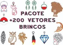 Comprar Pack Vetores Brincos Corte Laser Router Cnc  Dxf Cdr