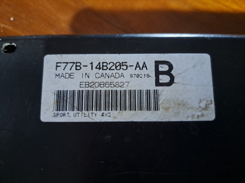 Modulo Bcm Ford Explorer 4x2 97-98f77b 14b205 Aa (Usado)