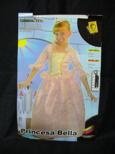 Disfraz De Princesa, Talla 2, Nuevo, Carnavalito