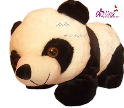 Tierno Peluche Oso Panda + Globo + Tarjeta Fotos Regalo Amor