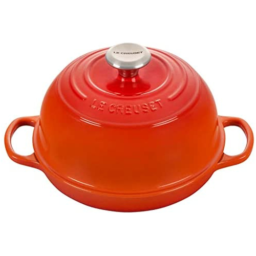 Enameled Cast Iron Bread Oven, Flame