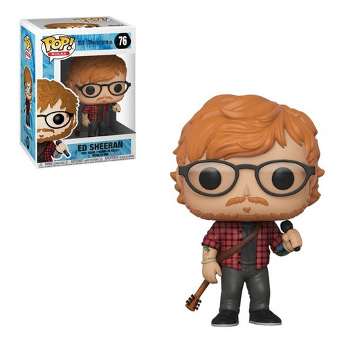 Funko Pop Rocks Ed Sheeran 76 Original!