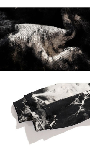 Sudadera Con Capucha 85% Algodón Tie Dye Hombres Sudaderas C