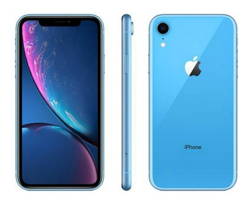 iPhone XR Apple Azul 128gb Tela Liquid Retina 6.1  Câmera 