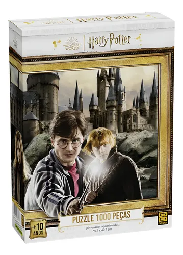 Puzzle Quebra-cabeça 1000 Peças Harry Potter 03617 - Grow
