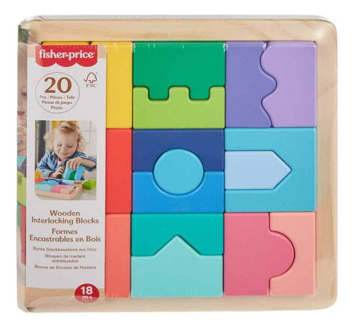 Fisher-price Rompecabezas Geométrico Didáctico Madera