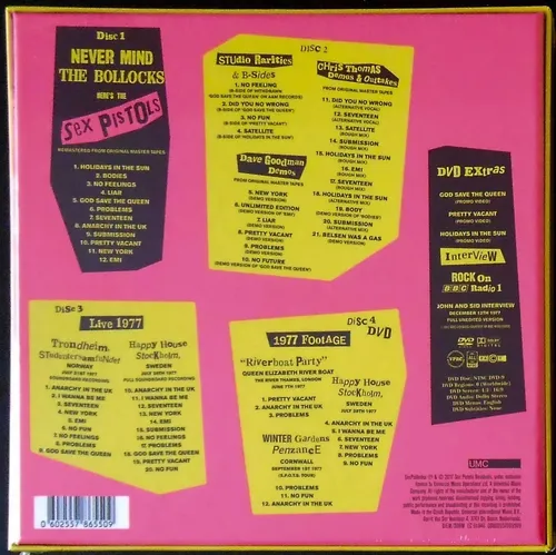 Box Set Sex Pistols Never Mind The Bollocks Deluxe Edition