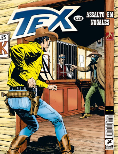 Tex Nº 629: Assalto em Nogales, de Boselli, Mauro. Série Tex (629), vol. 629. Editora Edições Mythos Eireli, capa mole em português, 2022