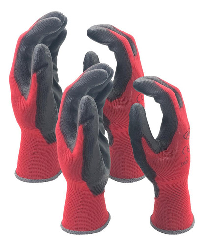 Guantes Rojos Para Cortar Metales, Mxgor-007, 2 Pares, M, Ro
