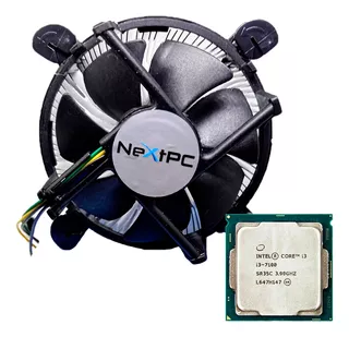 Processador Intel Core I3 7100 7º geração + air Cooler Pc