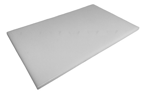 Tábua De Carne Plástica Branca Polietileno 100x100cm 15mm