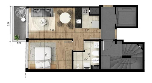 Imagen 5 de 12 de Venta Apartamento 1 Dormitorio, Cordón, En Construcción