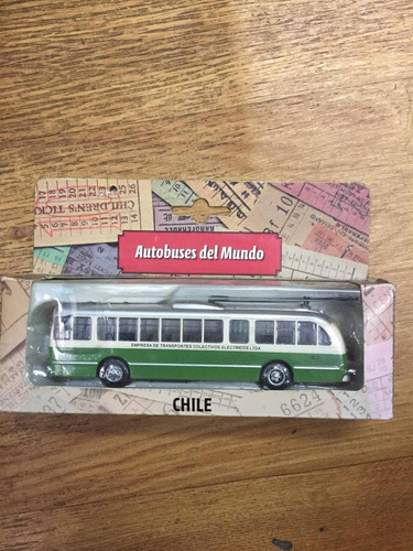 Bus Chile Trole 1/72escala El Tiempo