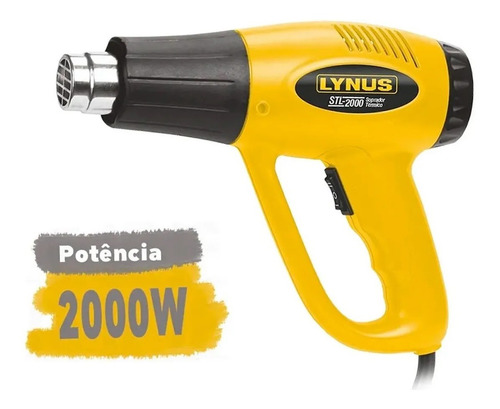 Imagem 2 de 3 de Soprador Térmico Alta Temperatura 2000w Stl-2000 Lynus