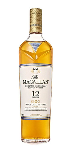 Imagen 1 de 2 de Whisky Macallan 12 Años Triple - mL a $524