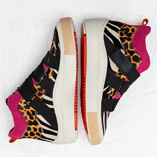Tênis feminino animal best sale print