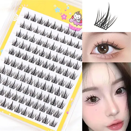Lash Clusters C Curl Manga Eyelash Clusters Anime 10 Filas