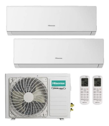 Aire Acondicionado Multisplit Hisense Inverter 9+12