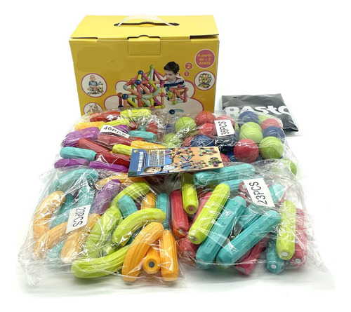 128 Piezas De Bloques De Construcción Educativos For Niños,