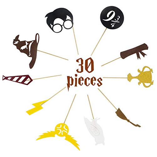 Paquete De 30 Adornos Cupcakes Inspirados Harry Potter ...
