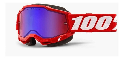 Accuri 2 Snowmobile-ski/snowboard- Red- Mirror Red/blue Lens