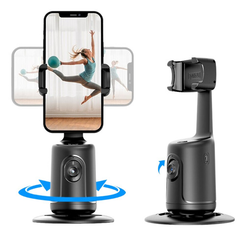 Soporte Giratorio Seguimiento 360 Selfie Carga Usb