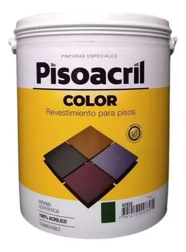 Pintura Revestimiento P/piso Pisoacril Plaviconx1 Lt.menvios