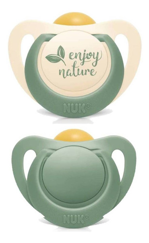 Chupeta For Nature Bico Latex 0-6 Meses Kit Com 2 Pçs - Nuk