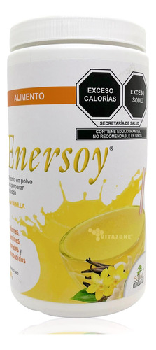 Malteada Enersoy Proteína Vitaminas Minerales Vainilla 500g