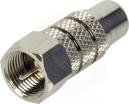 Convertidor Rca Hembra A Rf Macho X 20 Unidades
