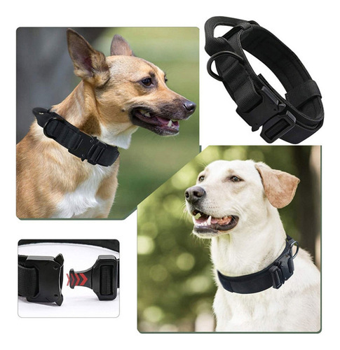 (l-5) Collar Táctico For Perros Collares Militares De