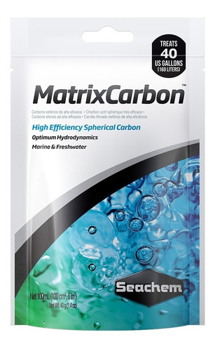 Matrix Carbon 100ml  Seachem Filtracion Acuarios Peceras