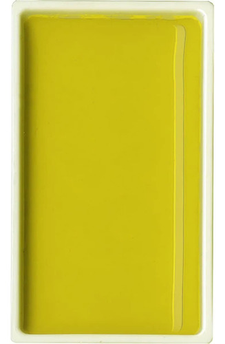 Acuarela Kuretake Gansai Tambi Pastilla X Unidad Color 404 Saffron Yellow