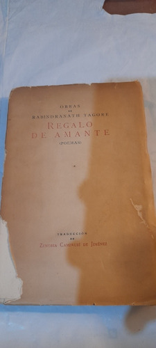 Regalo De Amante De Rabindranaz Tagore (usado)