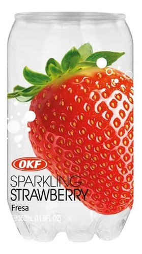 Refrigerante Coreano Sabor Morango Okf- 350ml