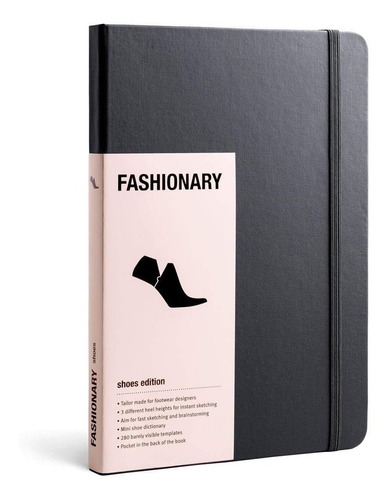 Fashionary Sketchbook Shoes A5 Cuaderno De Bocetos 14x21cm