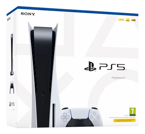 Consola Playstation 5 Con Lector De Discos Ps5 Seminuevo