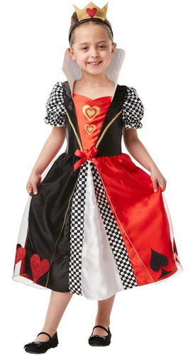 Disfraz Talla Small Para Niñas Vestido De Reina Roja