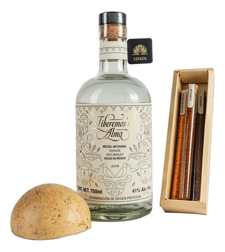Kit Mezcal Liberemos Espadín + 3 Sales + Jícara | 750 Ml