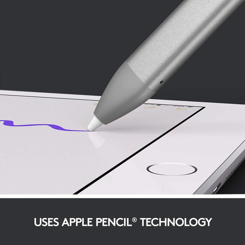 Imagen 3 de 8 de Lápiz Digital Logitech Crayon Para iPad Pro De 12,9 Pulgadas