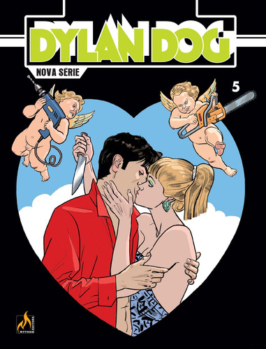 Dylan Dog Nova Série - volume 05: O coração dos homens, de Recchione, Roberto. Editora Edições Mythos Eireli, capa mole em português, 2019