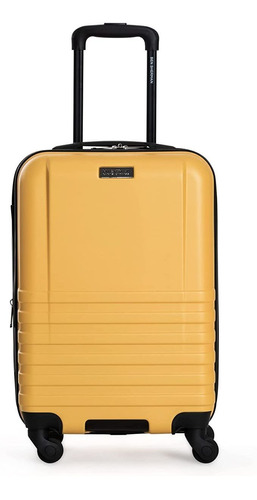 Ben Sherman Spinner Travel Upright Luggage, Mustard, 4-whee.