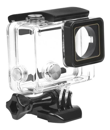 Caixa Capa Estanque Para Gopro Hero 3\4 Black Silver E White