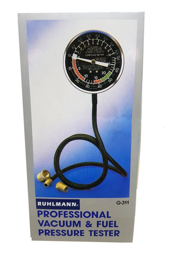 Vacuometro Medidor De Presion Vacio Nafta Ruhlmann Ru43800